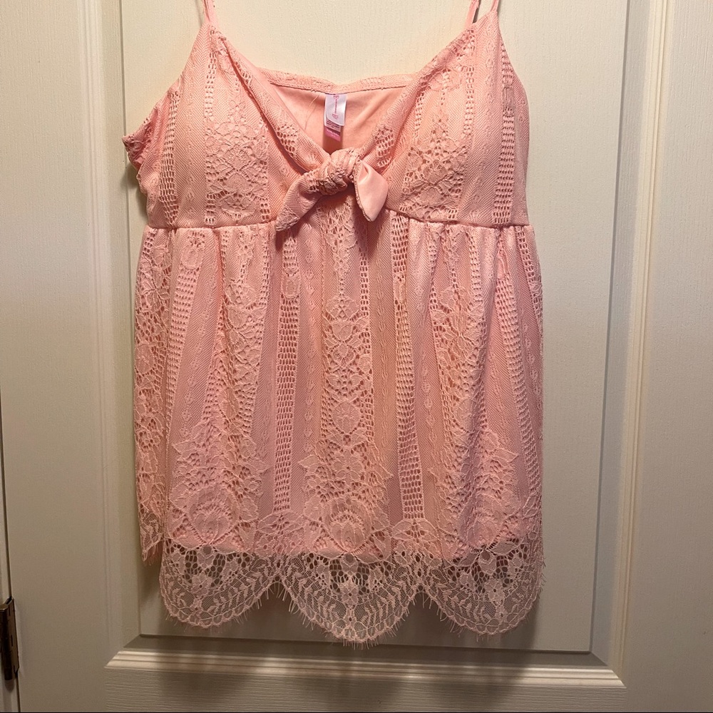 Size 3x pink lace tank